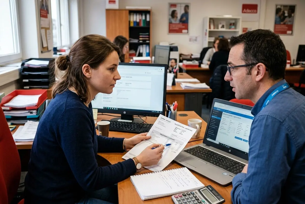 Bulletin de paie montrant le prélèvement à la source appliqué