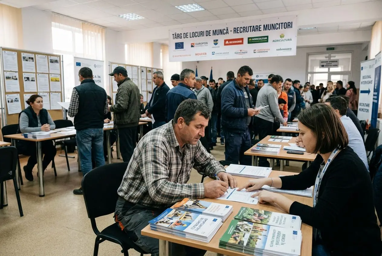 Équipes roumaines sur chantier BTP et logistique